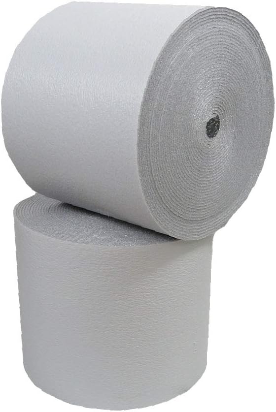 White Pre-cut 16 Section Panel 2 Car Garage Door Insulation Foam Kit X1648