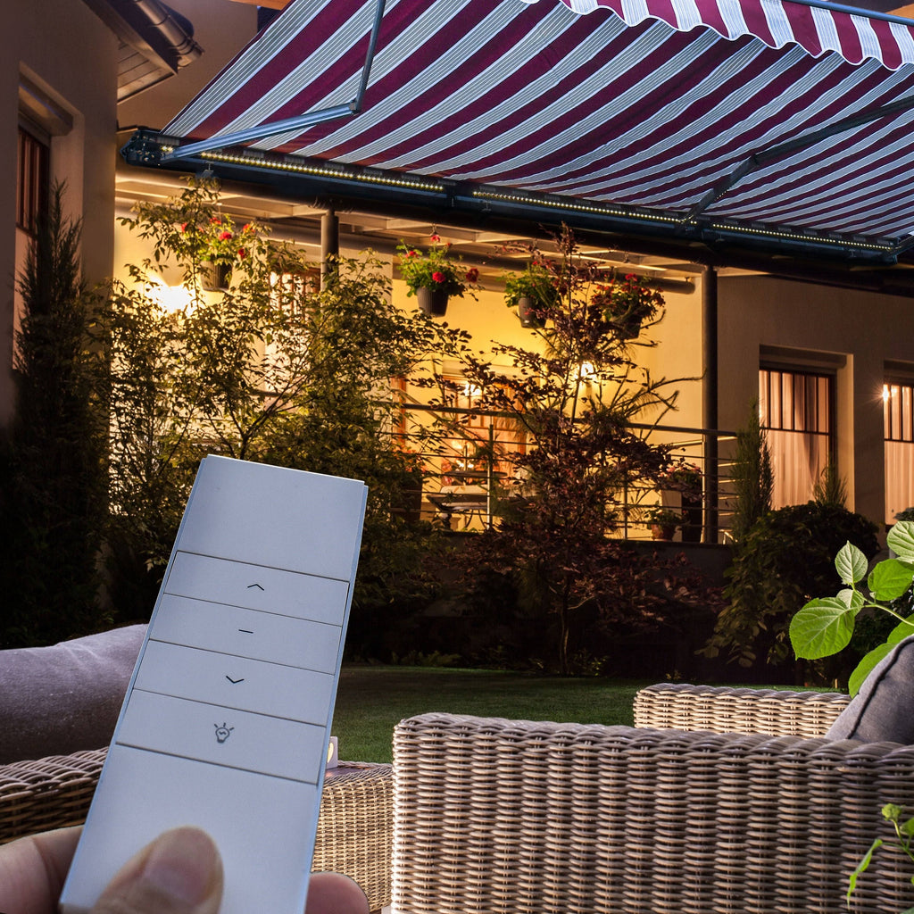 Blue Half Cassette Retractable Awning L4429