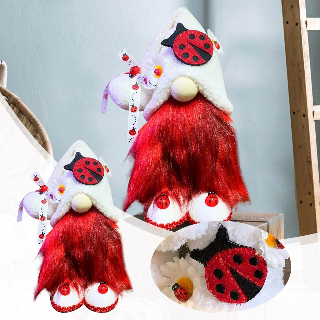 Ladybugs Daisy Holiday Ornament Doll Decorations H479408