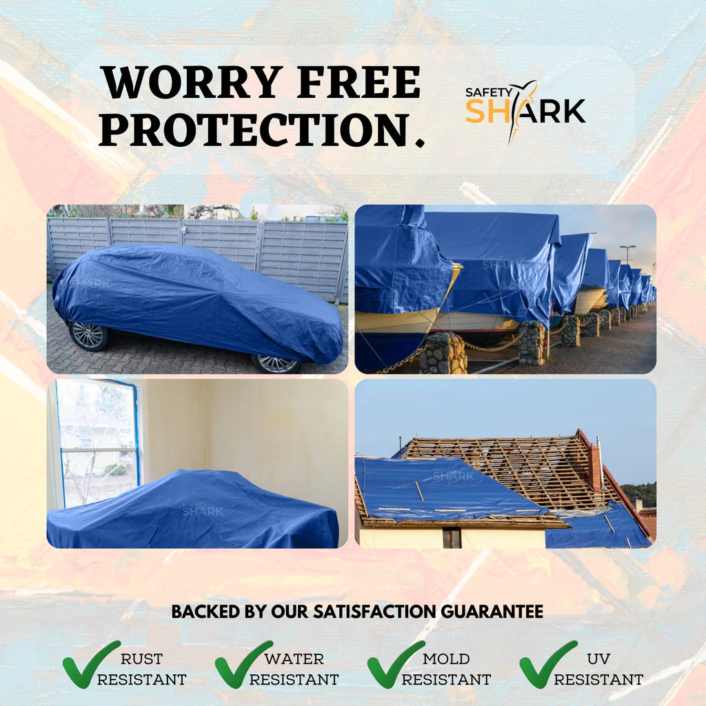 Heavy Duty Waterproof Tarp 20x30 Feet W488783