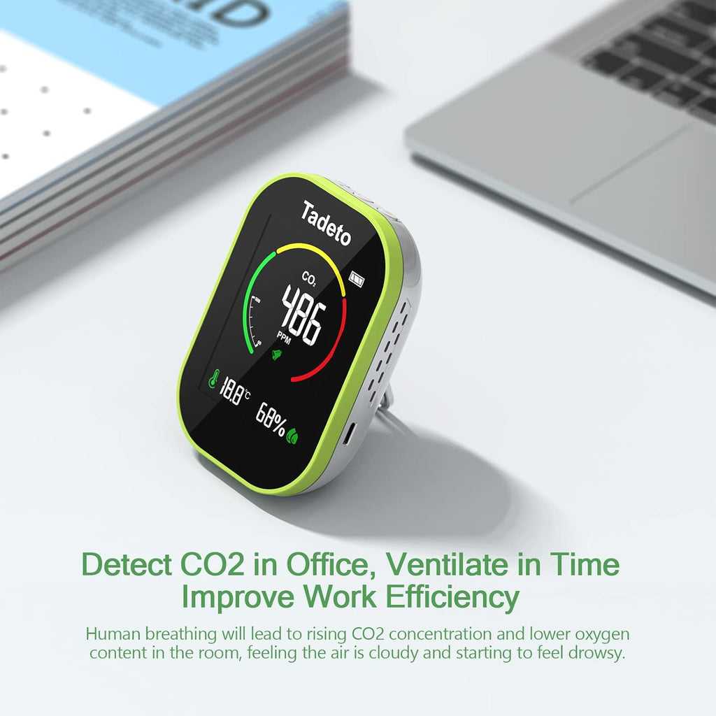3 in 1 CO2 Monitor with Temperature Humidity N783084
