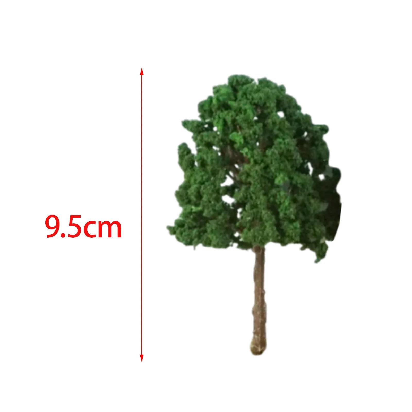 20 Pieces 2.95 inch Dark Green Miniature Trees for Diorama U515248