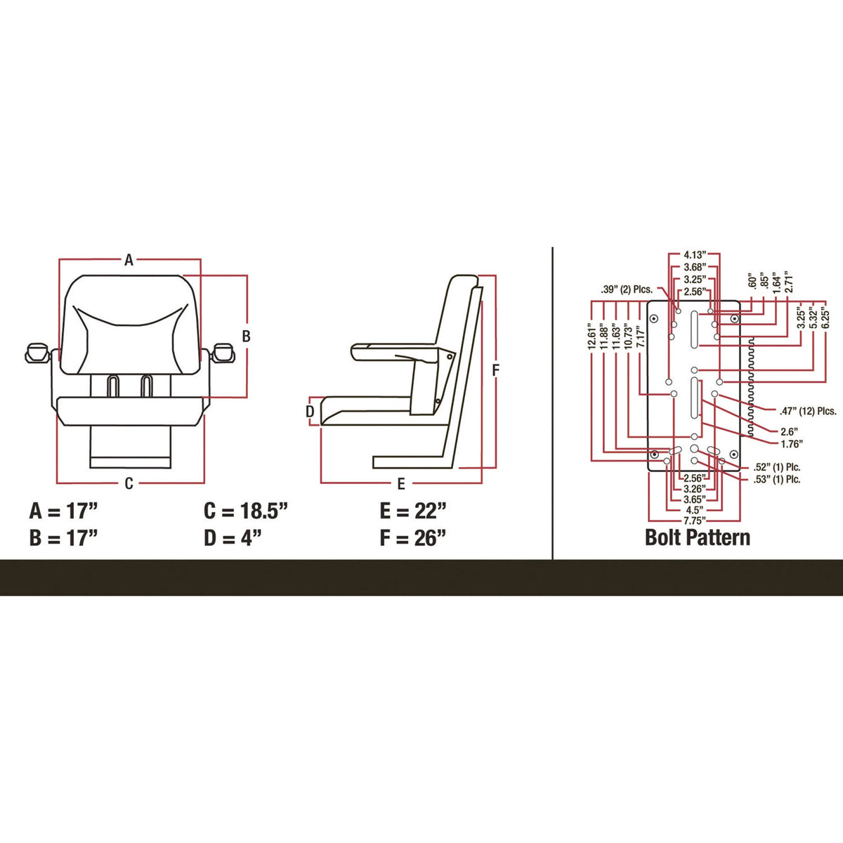 Black Seat S8758