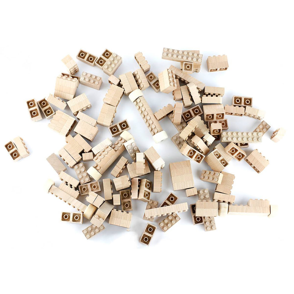 250 Piece Wooden Eco Bricks Set H286431