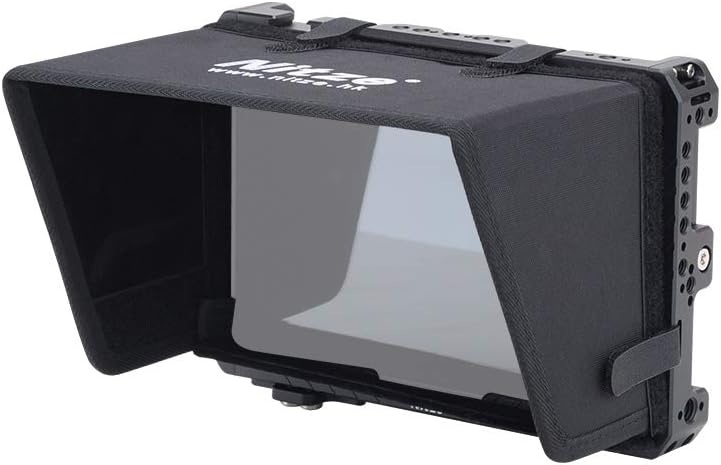 Cage with Sunhood Built-in NATO Rails for Monitor V59378