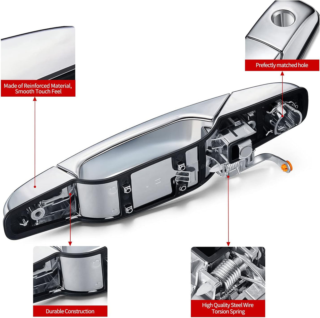Chrome Door Handle J61151