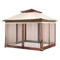 11 x 11 FT Pop up Gazebo Tent with Mosquito Netting Metal Frame PU Coated 250D Oxford Cloth V127