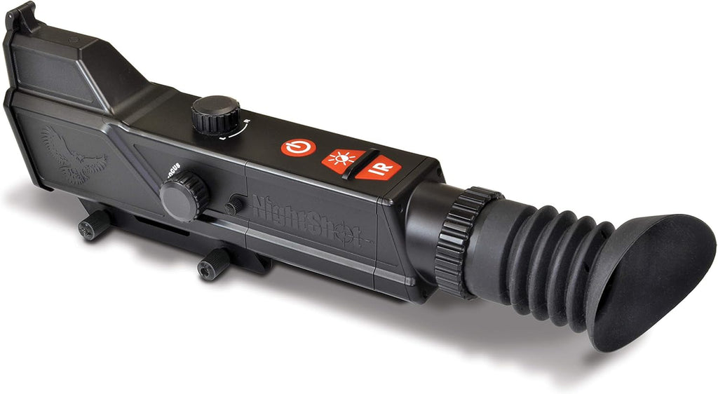 Night Vision Riflescope with IR Illuminator, Black V78342