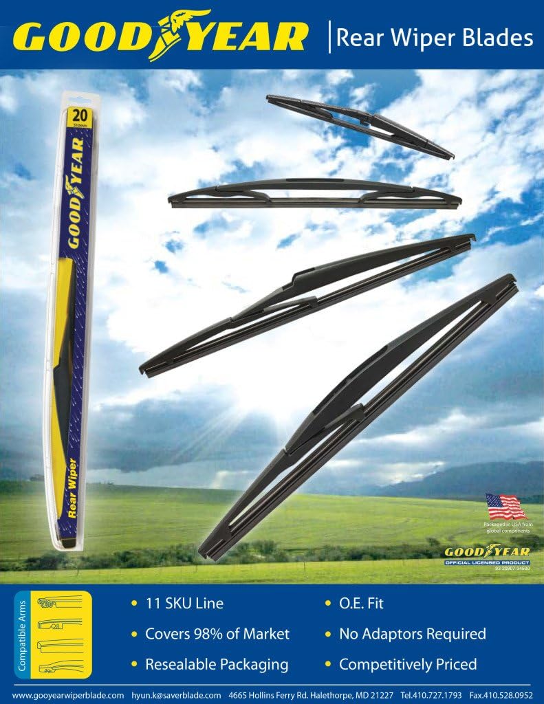 Windshield Wiper Blade Set Pack of 2 C796093
