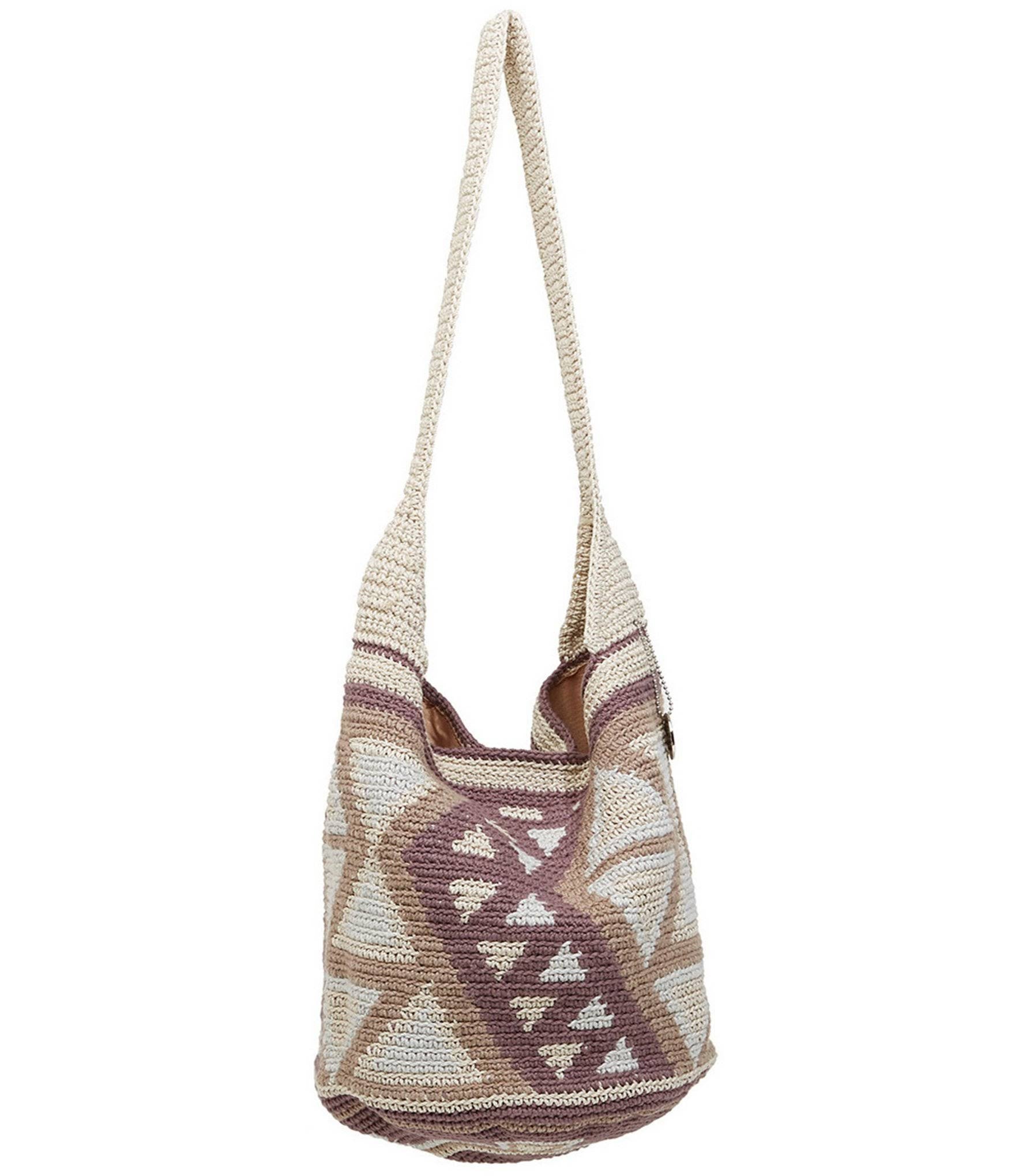 Crochet Hobo Bag Y54372