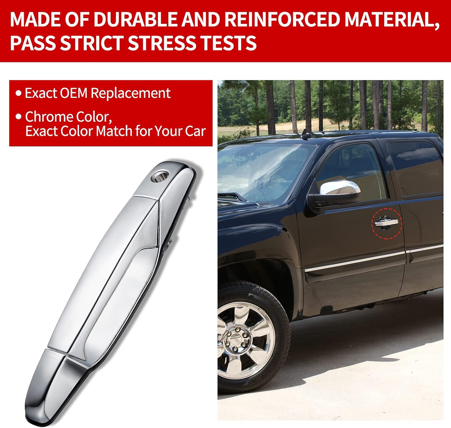Chrome Door Handle J61151