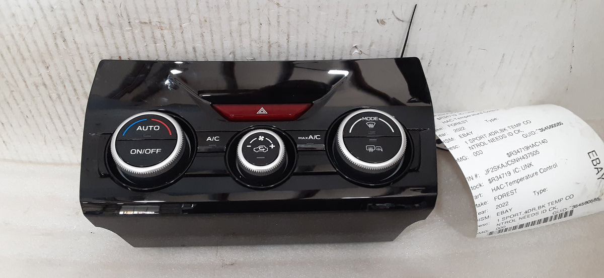 Pre-Owned 2022 Subaru Forester AC Heater Auto Temperature Control OEM G781232