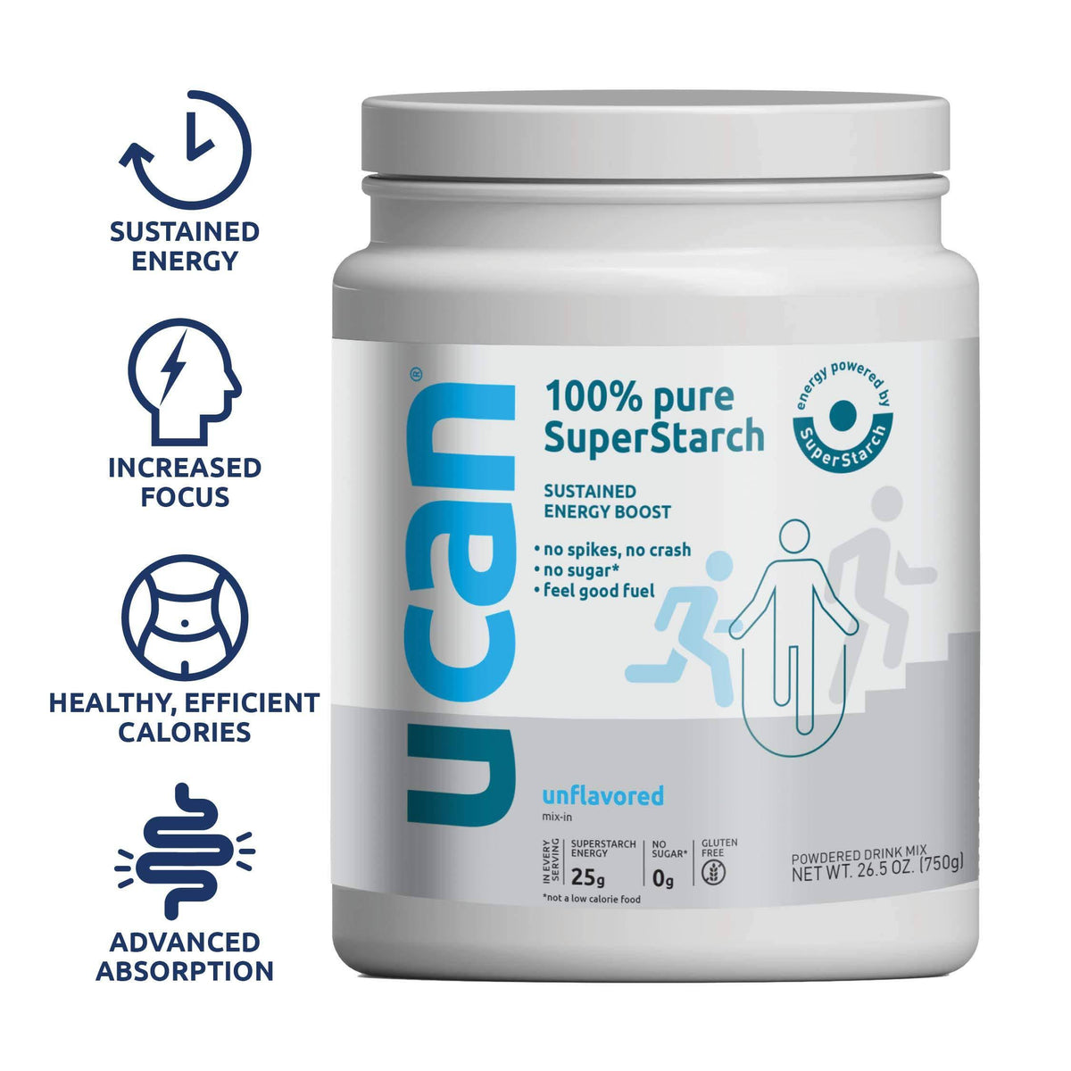 Plain SuperStarch Tub - 30 Servings N7149