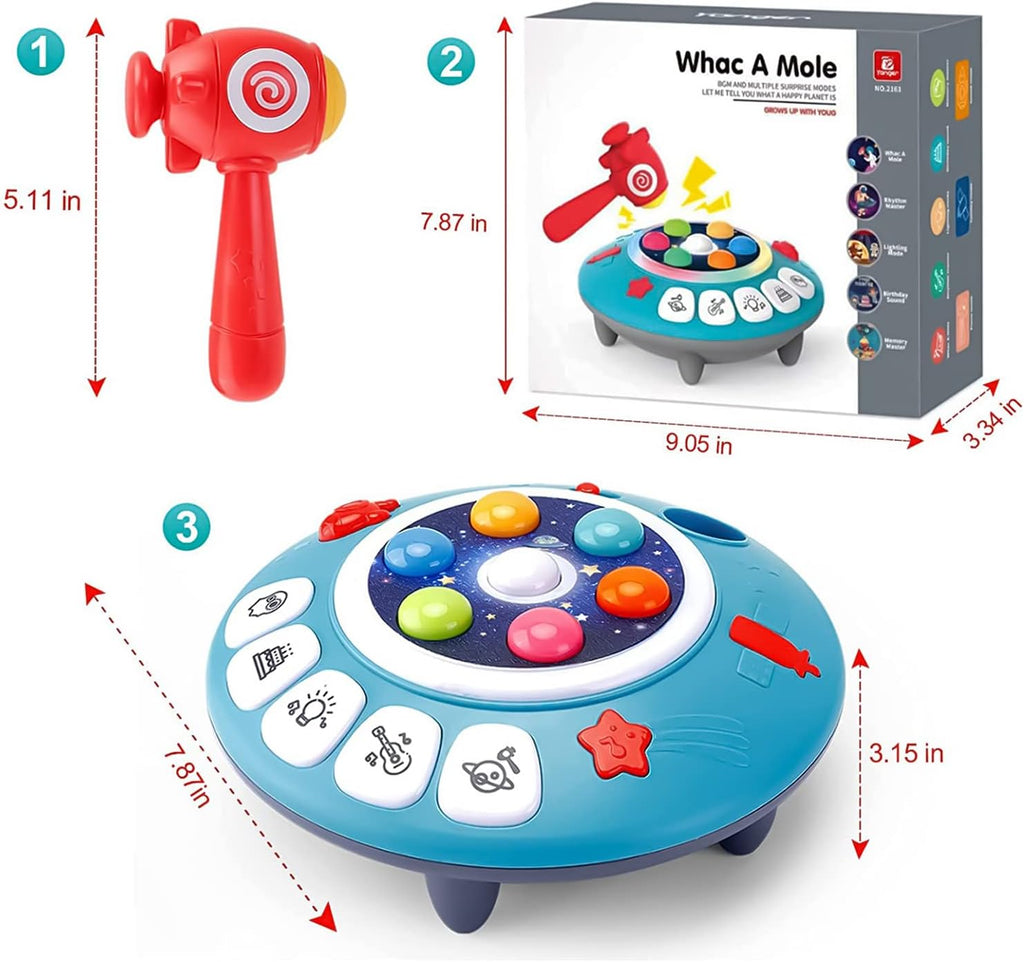 UFO Hammer Toy with Light-Up Musical for Toddlers S51638
