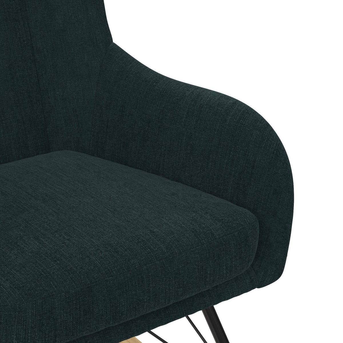 Blue Wingback Rocker C59848