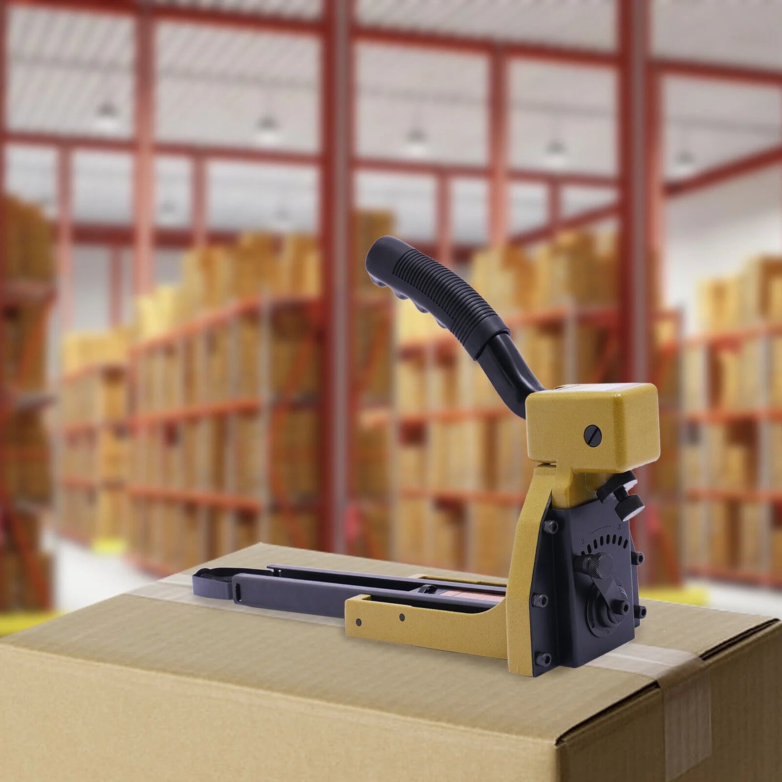 Manual Carton Closing Stapler with 100 Staples Y832962