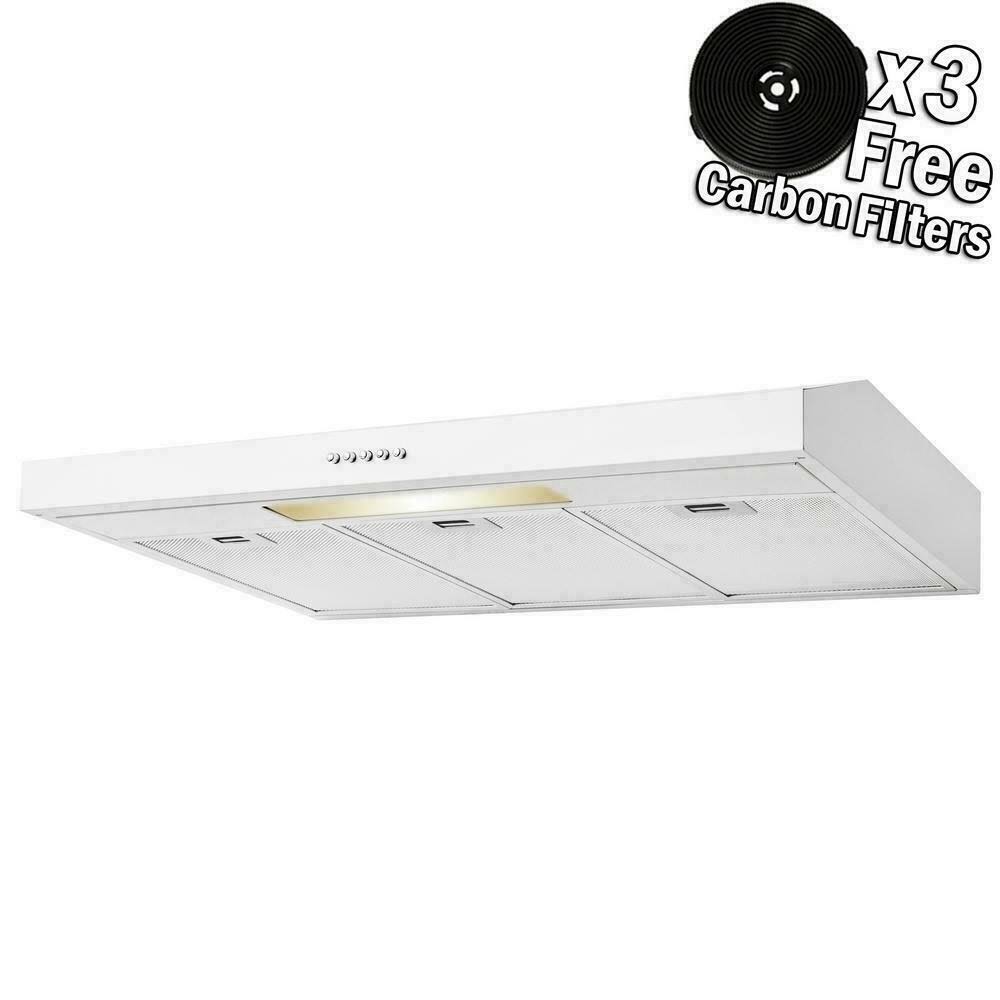36x22 Under Cabinet White Stainless Steel Kitchen Range Hood B765623