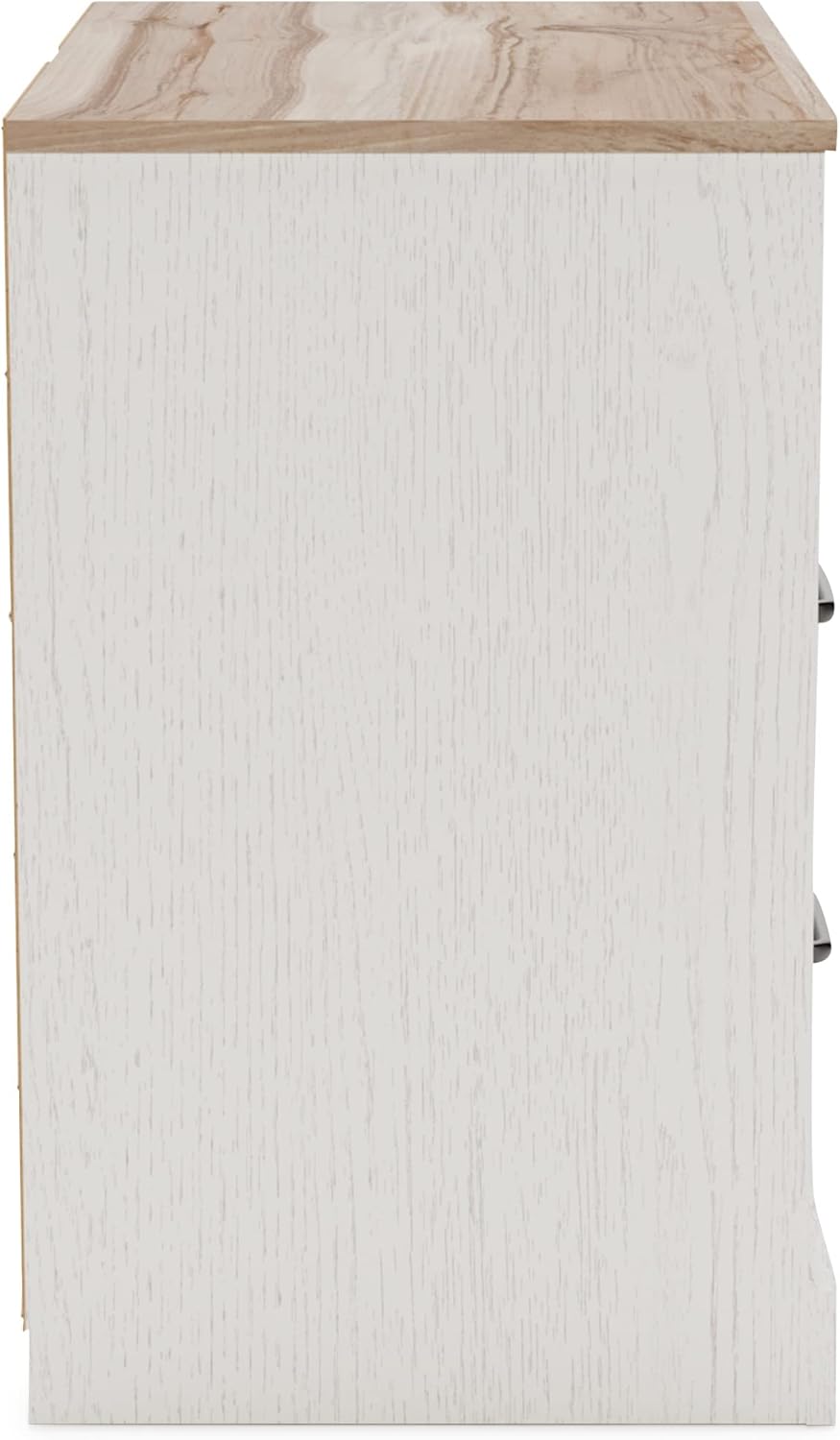 White 3 Drawer Wood Chest M789