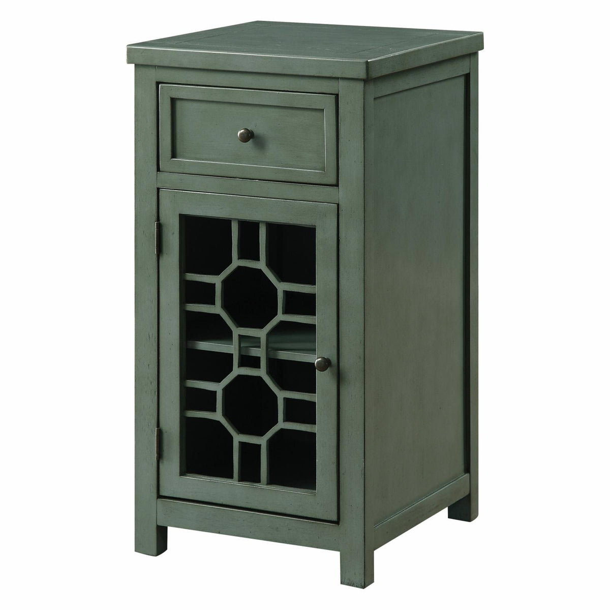 Teal Side Table Y589