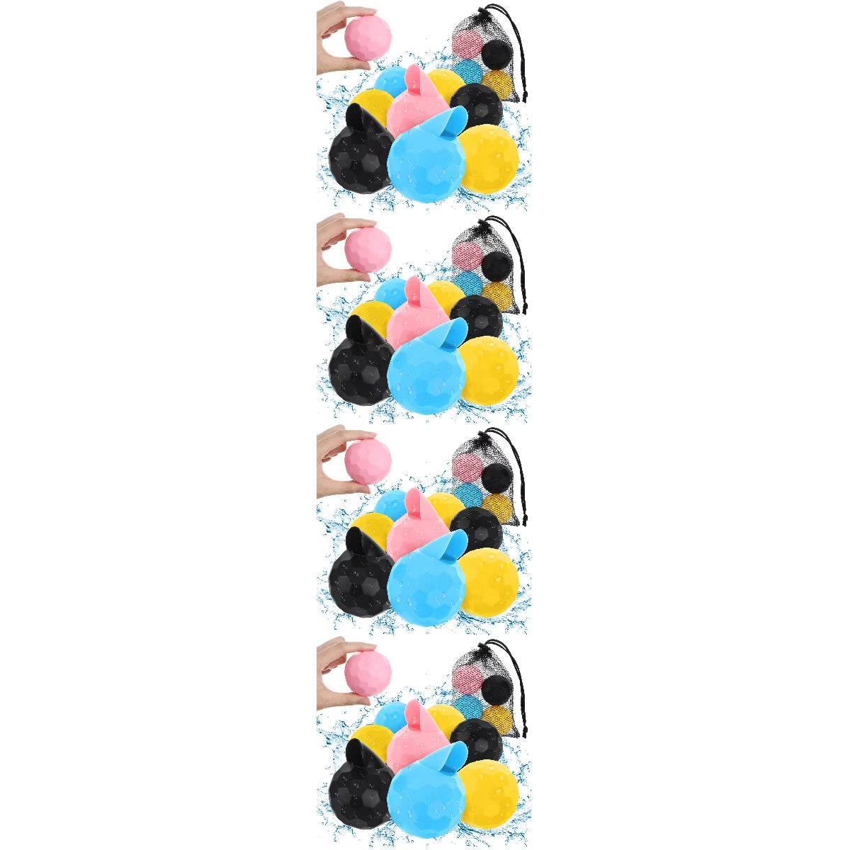 96 Pcs Reusable Water Balls H828072