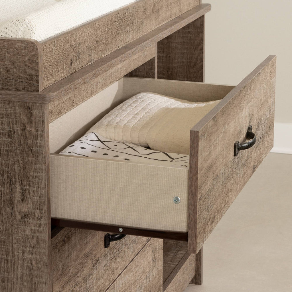 Weathered Oak Changing Table A26397