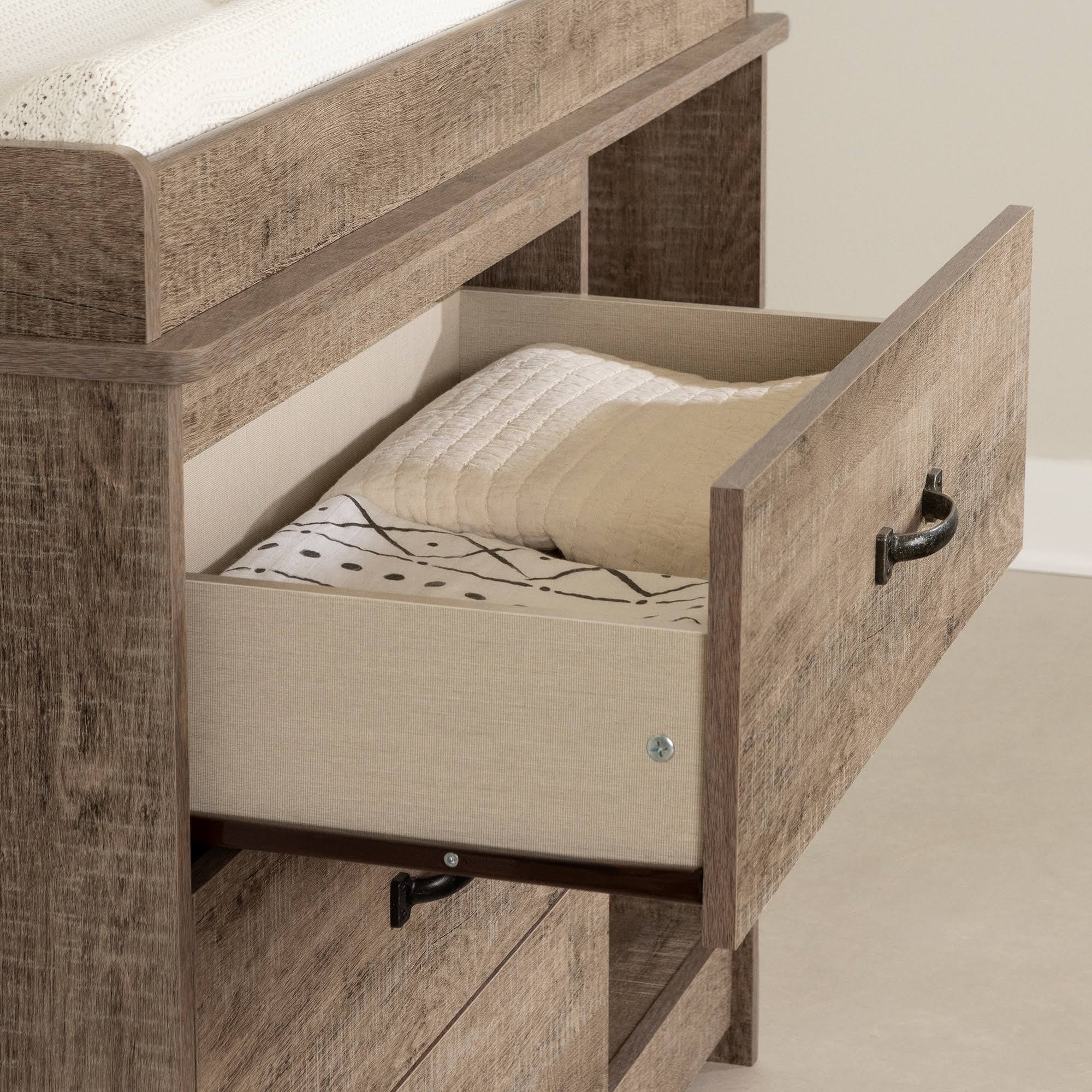 Weathered Oak Changing Table A26397