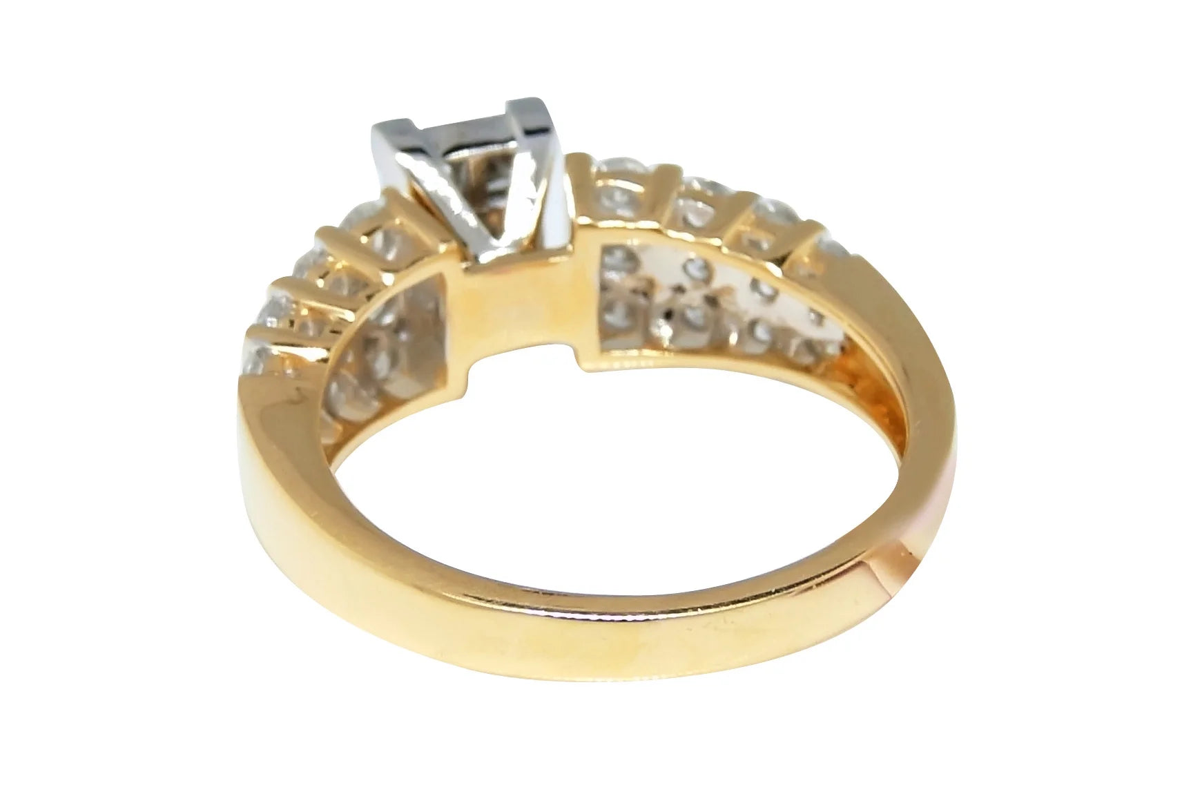Princess Cut Diamond Engagement Ring in 14K Yellow Gold (1.0 Ct) M22770