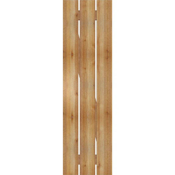 Rough Sawn Western Red Cedar Board-n-Batten Shutters with Z-Bar O510