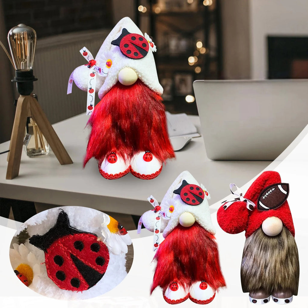 Ladybugs Daisy Holiday Ornament Doll Decorations H479408