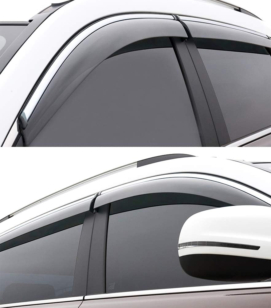 Car Window Visor Vent Shade Deflector Sun/Rain Guards Z35128