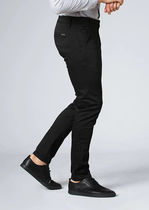 Slim Black Stretch Pant D314