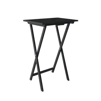 Black Tray Table Set S105484