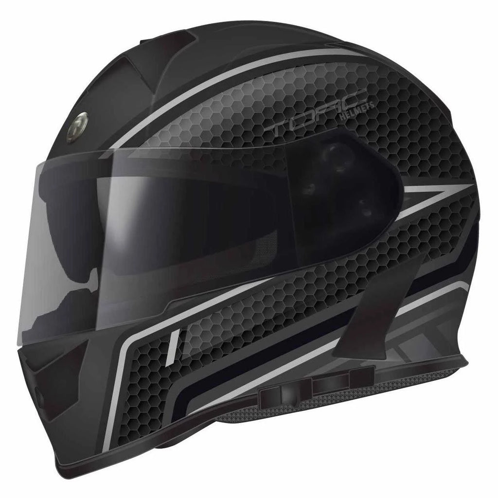 Flat Black Full Face Helmet Q40338