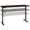 Height Adjustable Desk in Black Walnut D530398