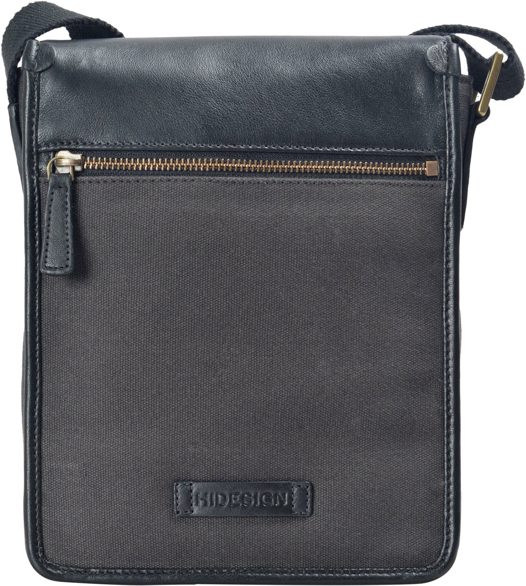 Black Canvas Leather Crossbody M65788