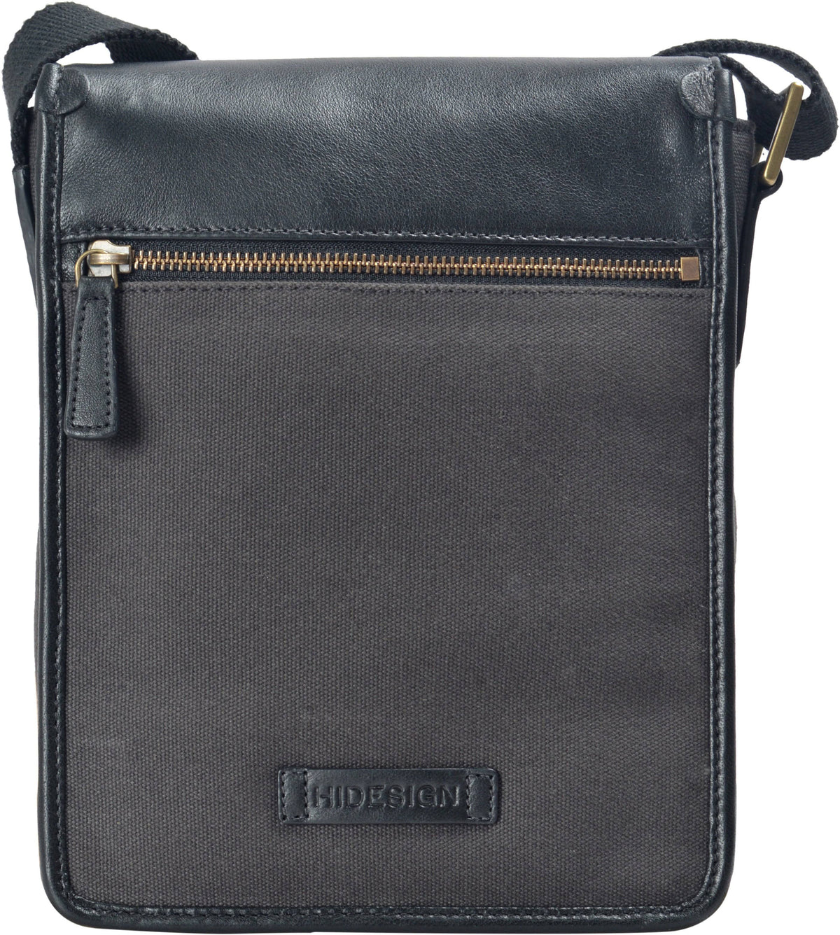 Black Canvas Leather Crossbody M65788
