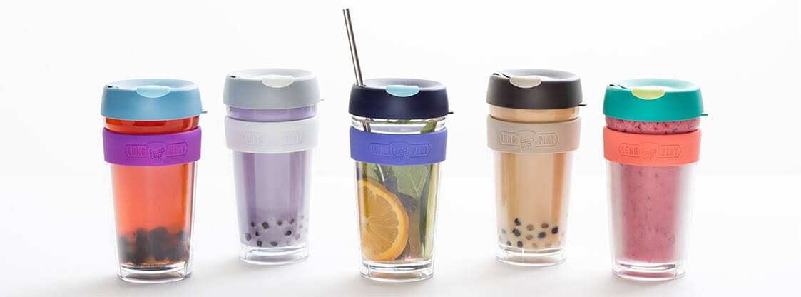 Glass Reusable Cup 12oz U404
