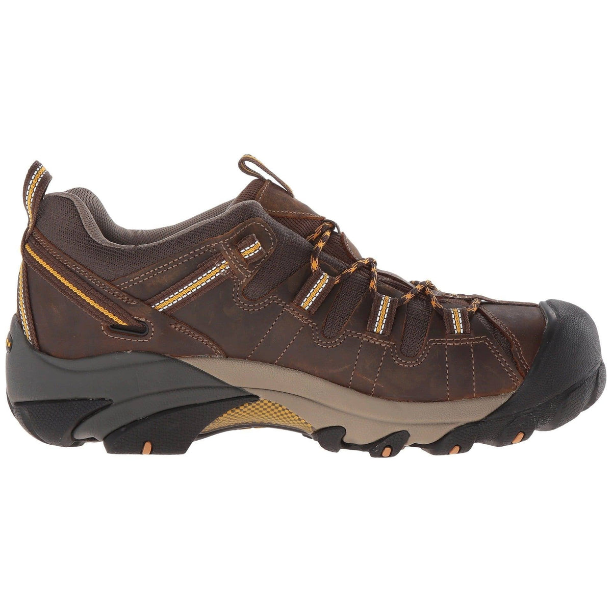 Cascade Brown/Golden Yellow Wide Hiking Boots Y421