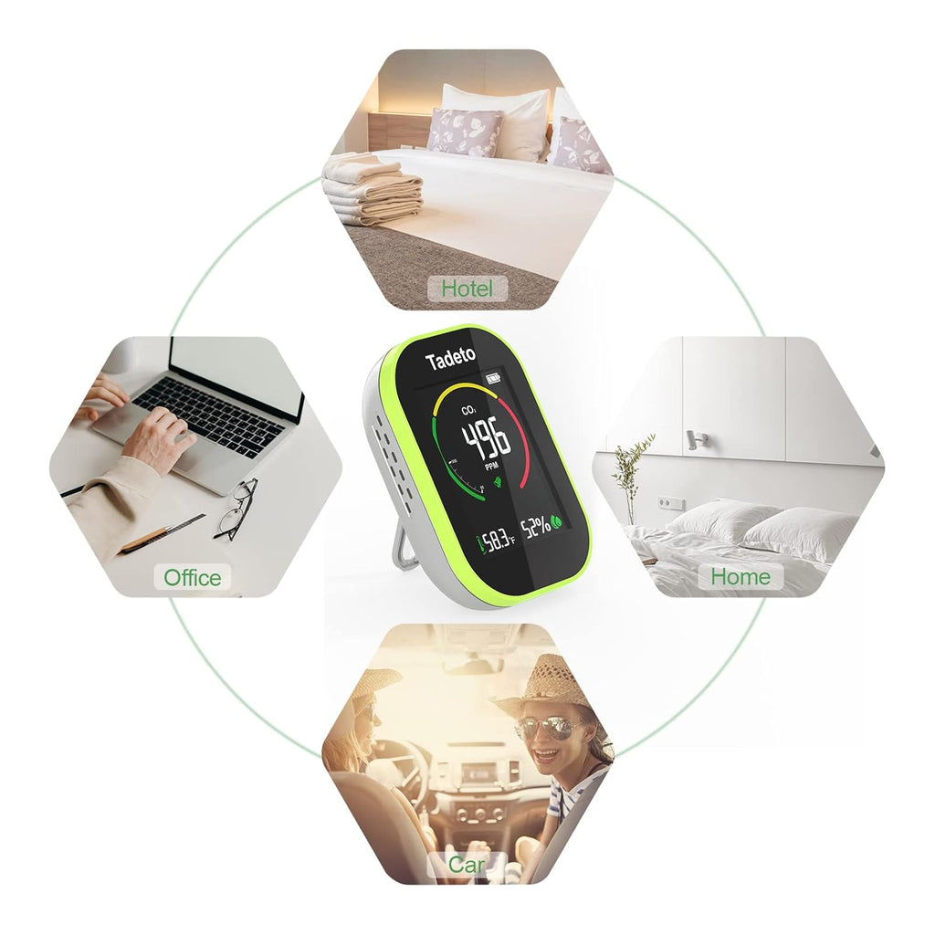 3 in 1 CO2 Monitor with Temperature Humidity N783084