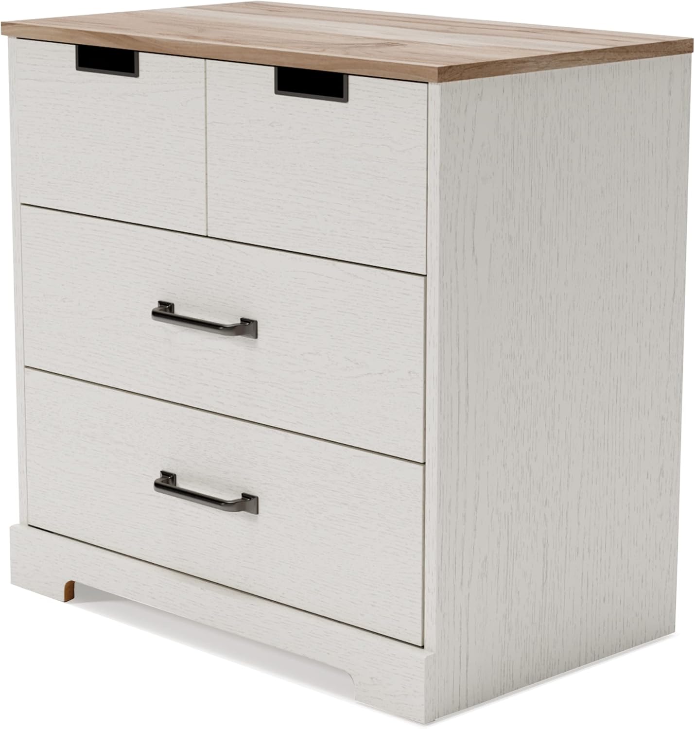 White 3 Drawer Wood Chest M789