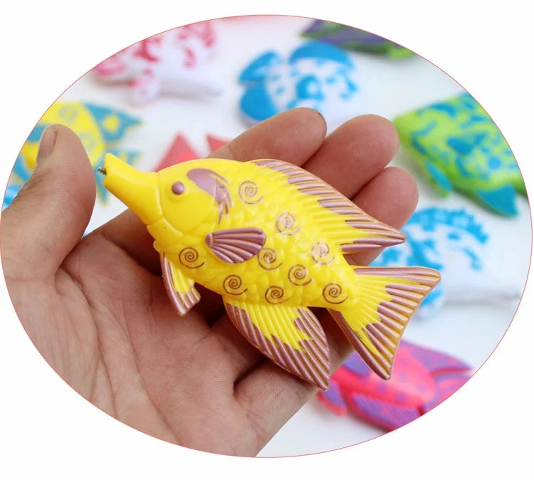 Magnetic Fishing Toy Set with 1 Fishing Rod and 6 Cute Fishes M4189
