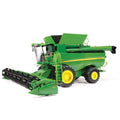 John Deere S690 Combine with Corn and Draper Head A42867