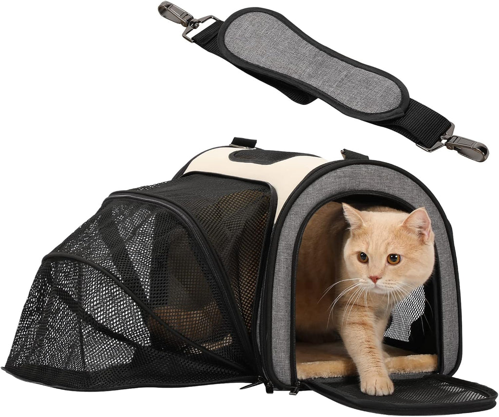 Medium Grey Expandable Pet Carrier Pack of 2 G935