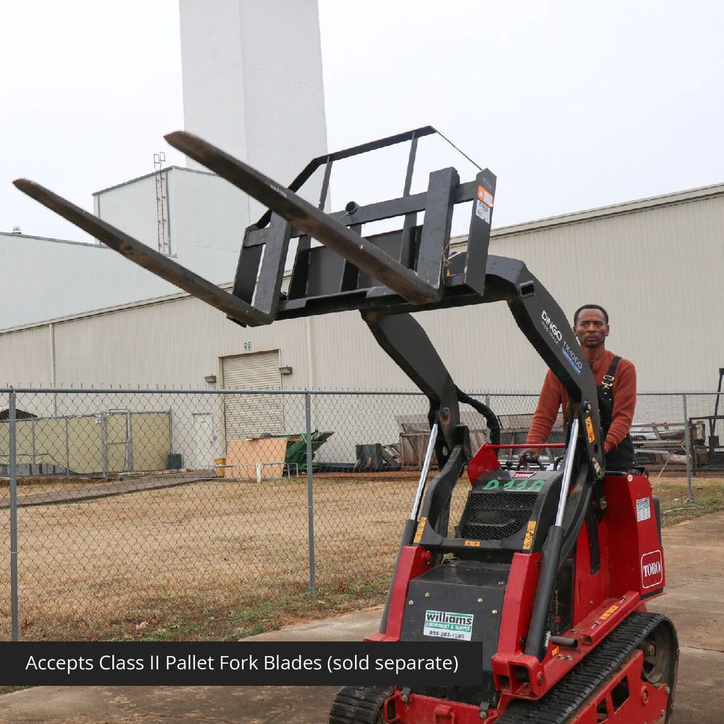 Mini Skid Steer Pallet Fork Attachment, 48" Fork Blades, 4,000 LB V22583