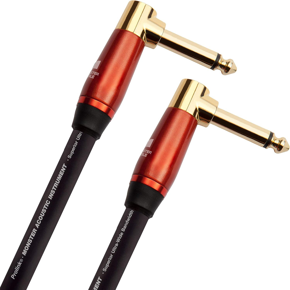 Acoustic Instrument Cable 12 ft Straight to Straight Pack of 2 F620392