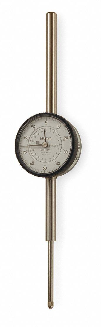 Dial Indicator, 0 to 2 In, 0-100 O941665