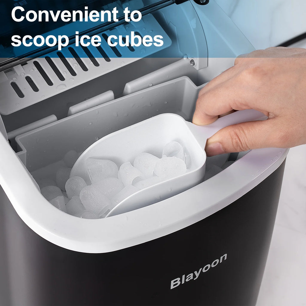 Countertop Ice Maker with Ice Scoop and Basket H9735