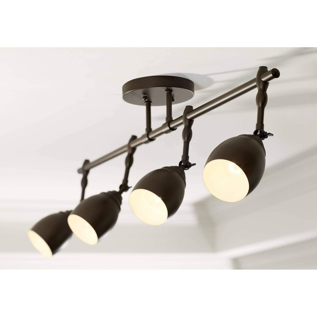 Oiled Rubbed Bronze 4-Light Track Fixture Q587