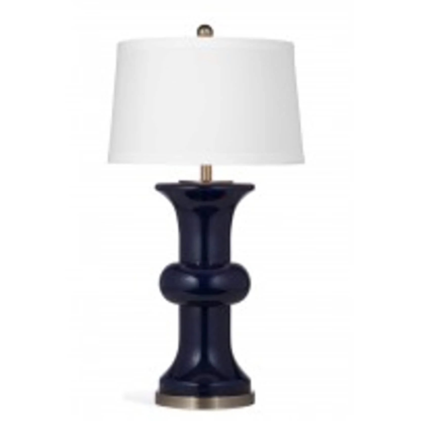 Navy Blue Glass Table Lamp E3237