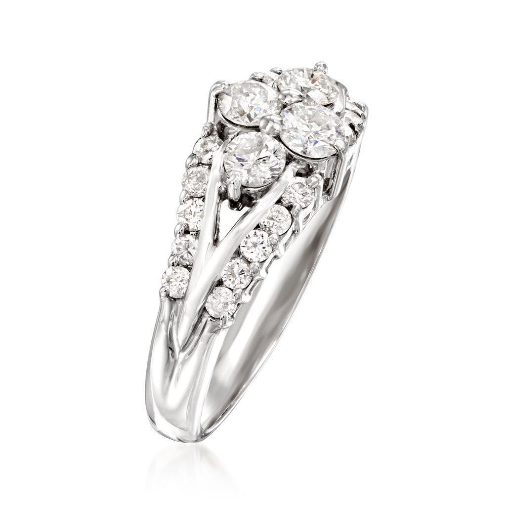 Vintage 1.00 ct. t.w. Diamond Ring in Platinum N9288